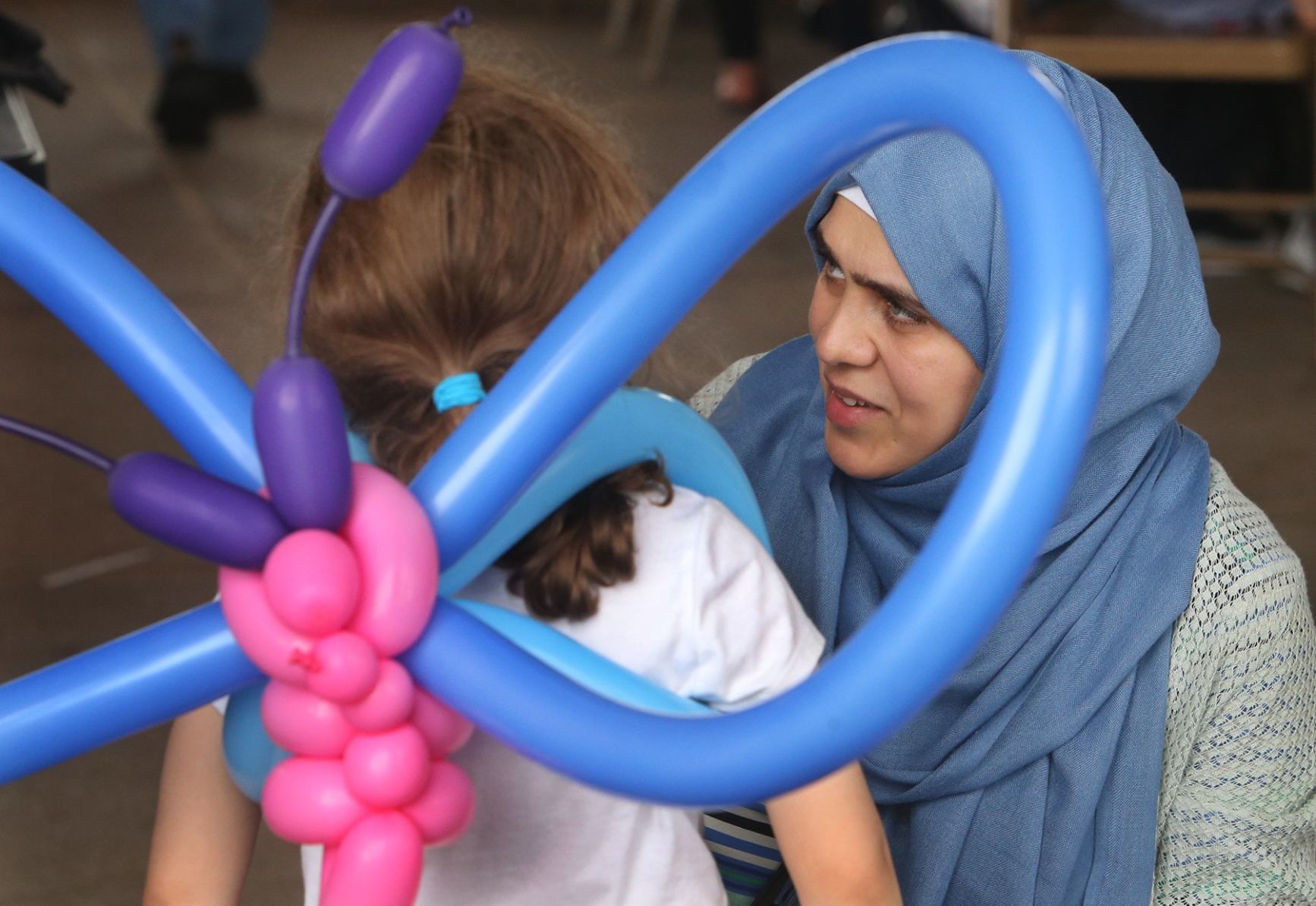 Rainy weather didn't stop the Eid festival in Forest Park